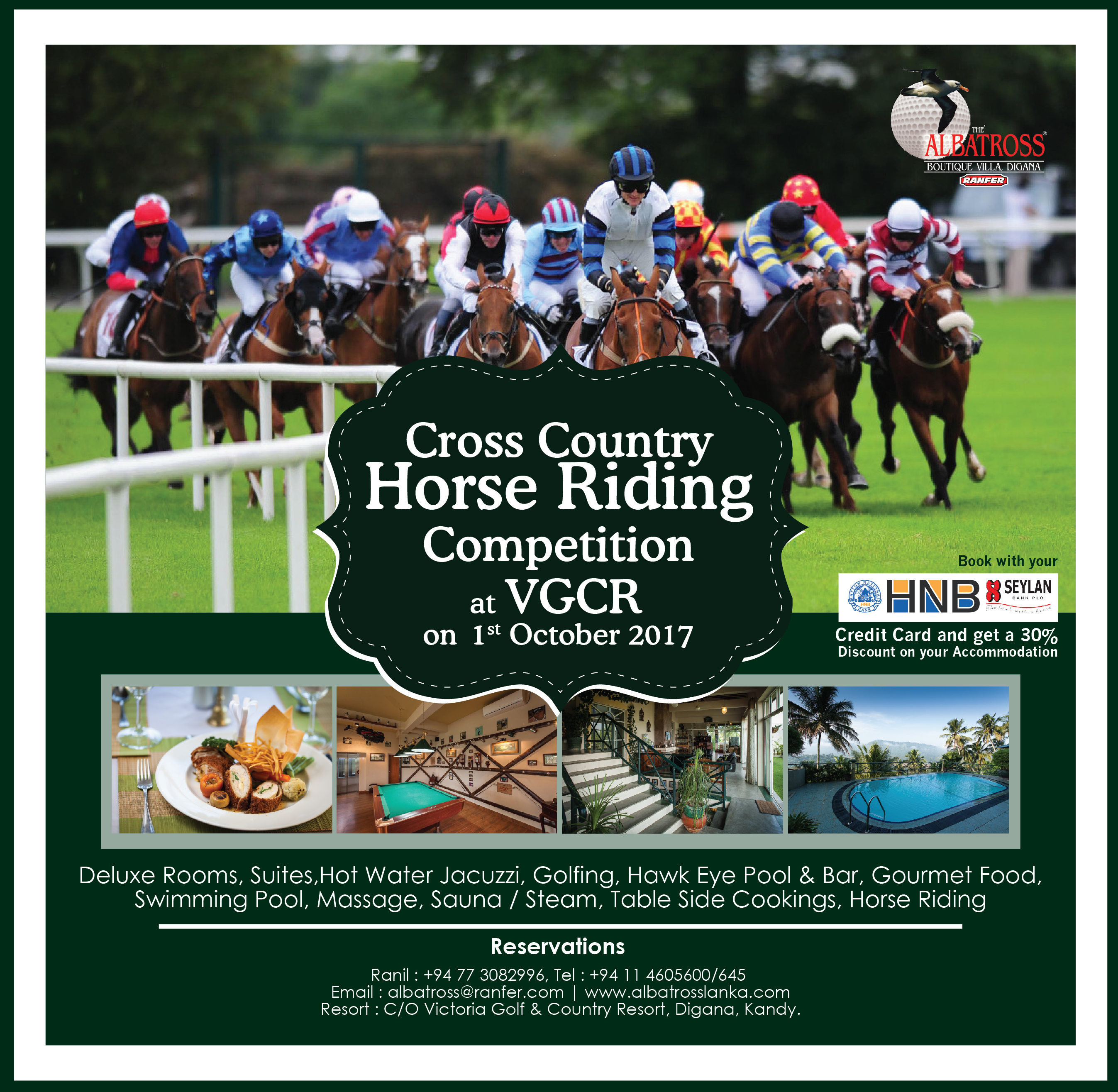 Cross Country Horse Riding Competition