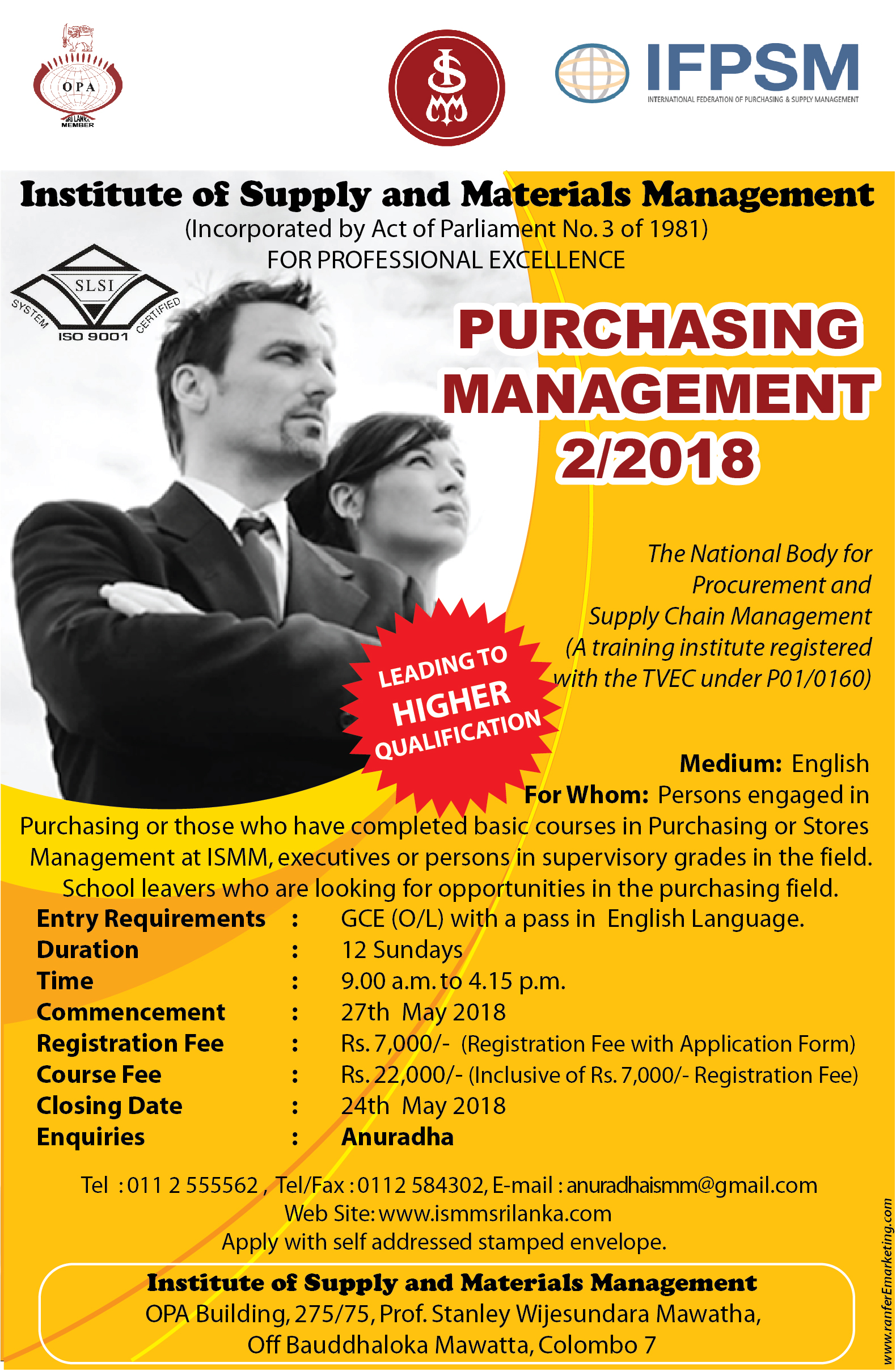 PURCHASING MANAGEMENT